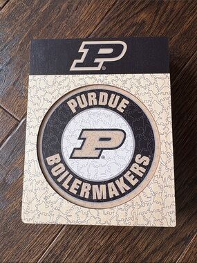 Purdue Boilermakers Puzzle - Black & Gold Logo